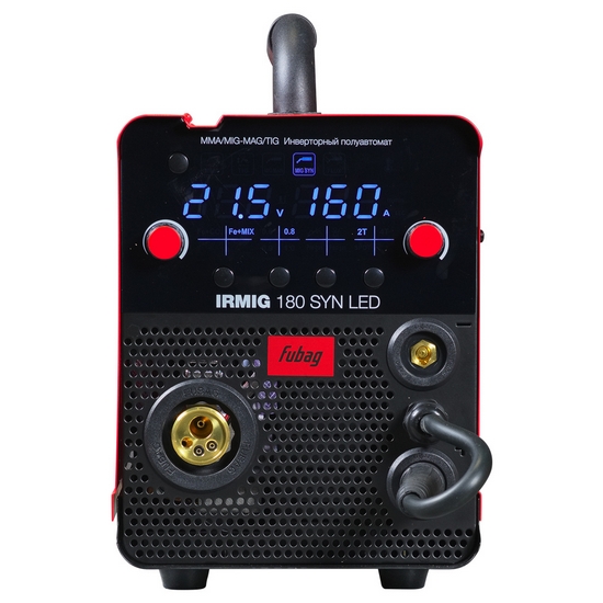 Сварочный полуавтомат FUBAG IRMIG 180 SYN LED с горелкой Сварочный полуавтомат FUBAG IRMIG 180 SYN LED с горелкой