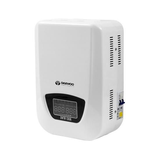 Стабилизатор напряжения настенный DAEWOO DW-TM12kVA Стабилизатор напряжения настенный DAEWOO DW-TM12kVA