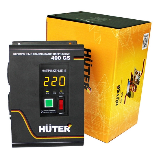 Стабилизатор напряжения настенный HUTER 400GS Стабилизатор напряжения настенный HUTER 400GS