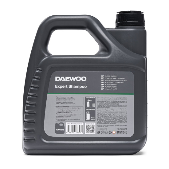 Автошампунь с воском для бесконтактной мойки SHINY FINISH DAEWOO DAWS 240 (4л) Автошампунь с воском для бесконтактной мойки SHINY FINISH DAEWOO DAWS 240 (4л)