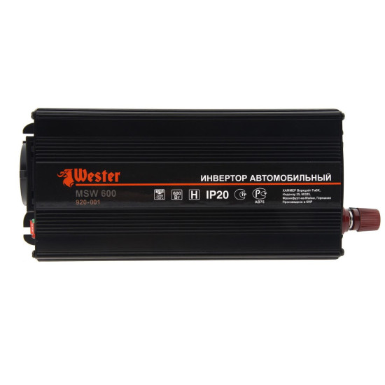 Преобразователь инверторный а/м WESTER MSW600