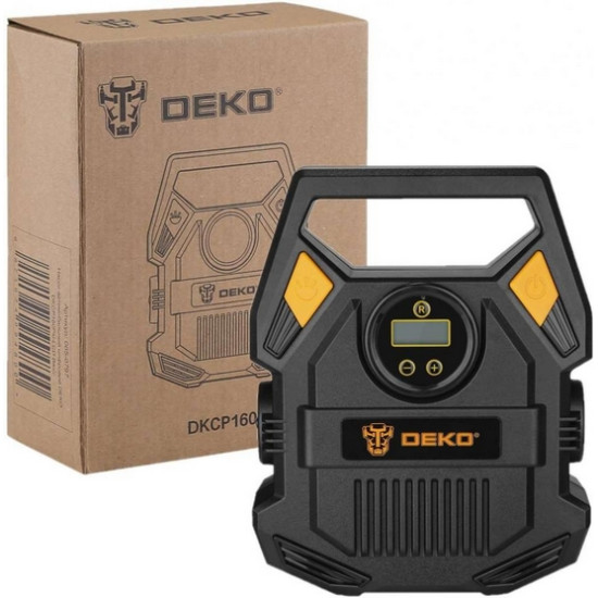 Насос автомобильный цифровой DEKO DKCP160Psi-LCD Basic Насос автомобильный цифровой DEKO DKCP160Psi-LCD Basic