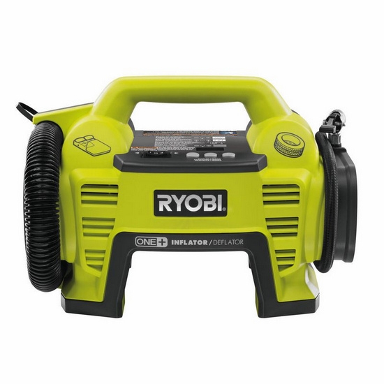 ONE + / Компрессор автомобильный аккумуляторный RYOBI R18I-0 (без батареи) ONE + / Компрессор автомобильный аккумуляторный RYOBI R18I-0 (без батареи)