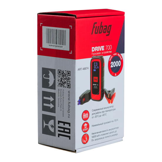 Пусковое устройство аккумуляторное FUBAG DRIVE 700
