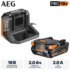 Аккумулятор AEG SET L1820S с зарядным устройством