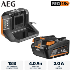 Аккумулятор AEG SET L1840S с зарядным устройством