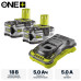 ONE + / Аккумулятор (2) с зарядным устройством RYOBI RC18150-250