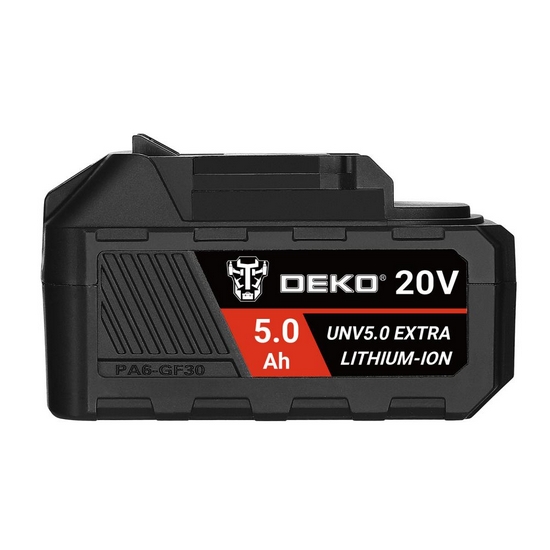 Аккумулятор DEKO UNV5.0 EXTRA Аккумулятор DEKO UNV5.0 EXTRA