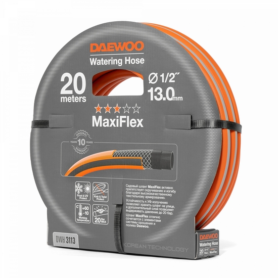 Шланг 1/2 " (13мм) DAEWOO MaxiFlex DWH 3113 20 метров Шланг 1/2 " (13мм) DAEWOO MaxiFlex DWH 3113 20 метров