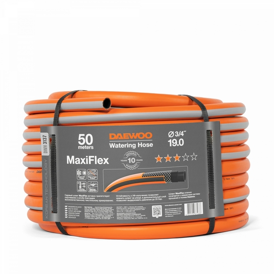 Шланг 3/4 " (19мм) DAEWOO MaxiFlex DWH 3137 50 метров Шланг 3/4 " (19мм) DAEWOO MaxiFlex DWH 3137 50 метров