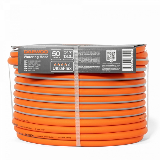 Шланг UltraFlex диаметр 1/2 " (13мм), длина 50м DAEWOO DWH 8117 Шланг UltraFlex диаметр 1/2 " (13мм), длина 50м DAEWOO DWH 8117
