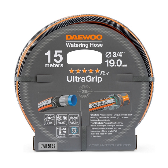 Шланг 3/4 " (19мм) DAEWOO UltraGrip Plus DWC 5132 15 метров