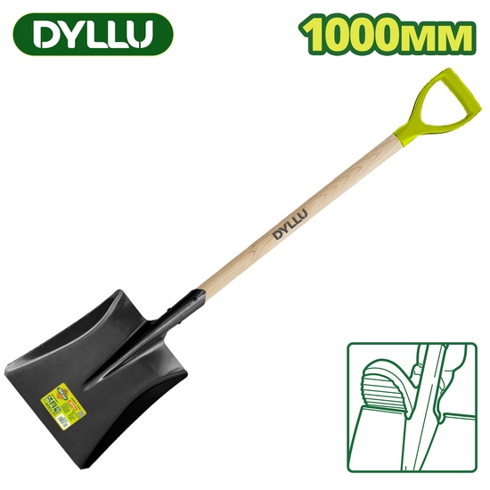 Совковая лопата из стали 1000 мм DYLLU DTSE1317
