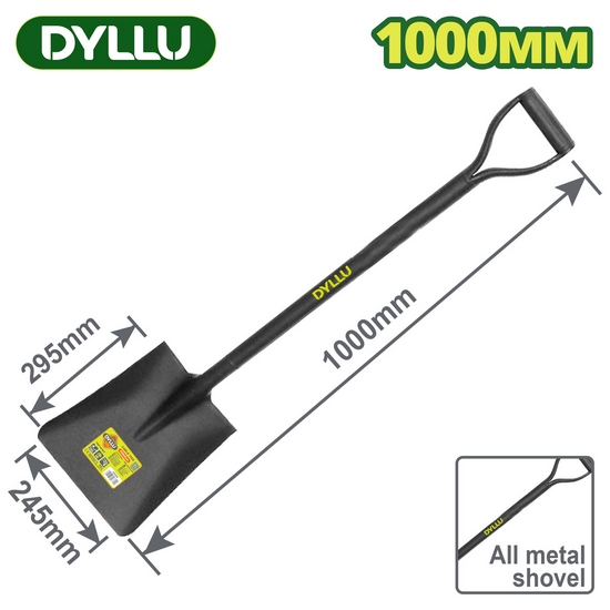 Совковая лопата из стали 1000 мм DYLLU DTSE3314