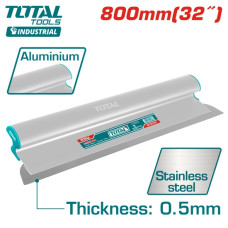 Шпатель-правило нерж. с алюм. ручкой 800 мм TOTAL THSCL03201