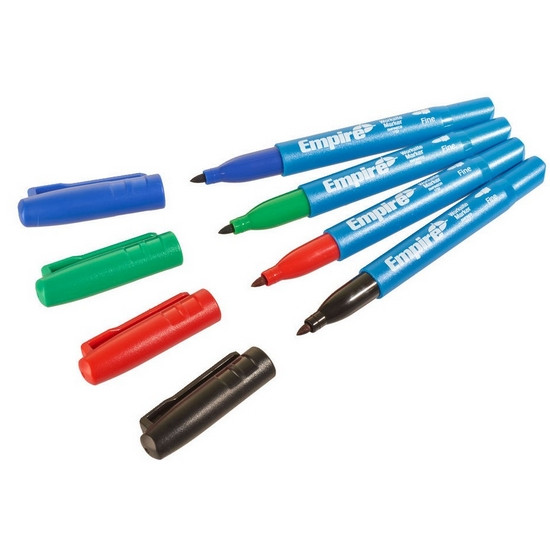 Маркеры цветные Empire EMFINEC-4PK (4 шт.)