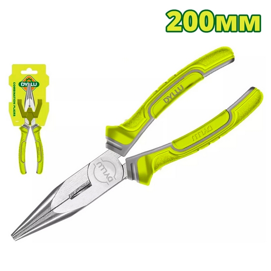 Длинногубцы 200 мм DYLLU DTPL2C08 Длинногубцы 200 мм DYLLU DTPL2C08