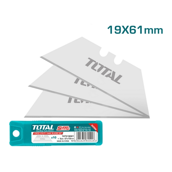 Лезвия 61x19 мм TOTAL THT519001 Лезвия 61x19 мм TOTAL THT519001