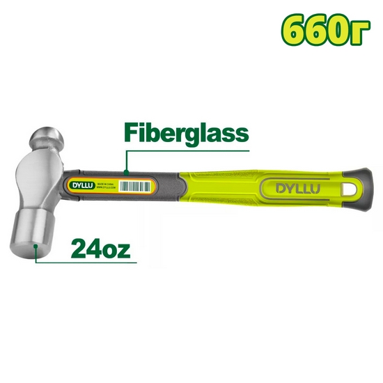 Молоток рихтовочный 660гр. DYLLU DTHM5324 Молоток рихтовочный 660гр. DYLLU DTHM5324