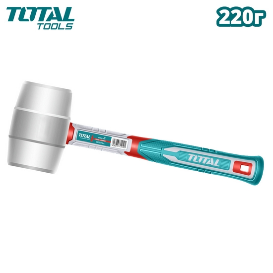 Резиновый молоток 220г TOTAL THRUH6908