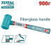 Киянка резиновая 900г TOTAL THDBM06028 Киянка резиновая 900г TOTAL THDBM06028