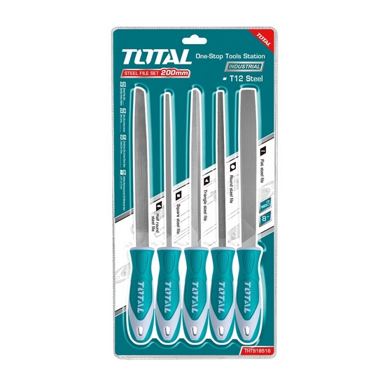 Набор напильников TOTAL THT918516 (5 шт) Набор напильников TOTAL THT918516 (5 шт)