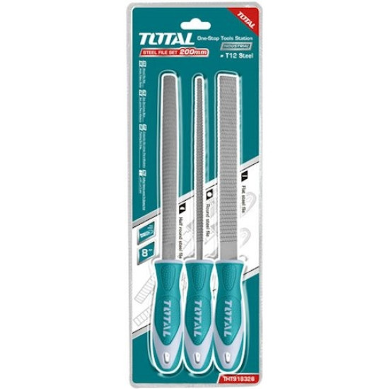 Набор напильников по дереву TOTAL THT918326 (3 шт) Набор напильников по дереву TOTAL THT918326 (3 шт)