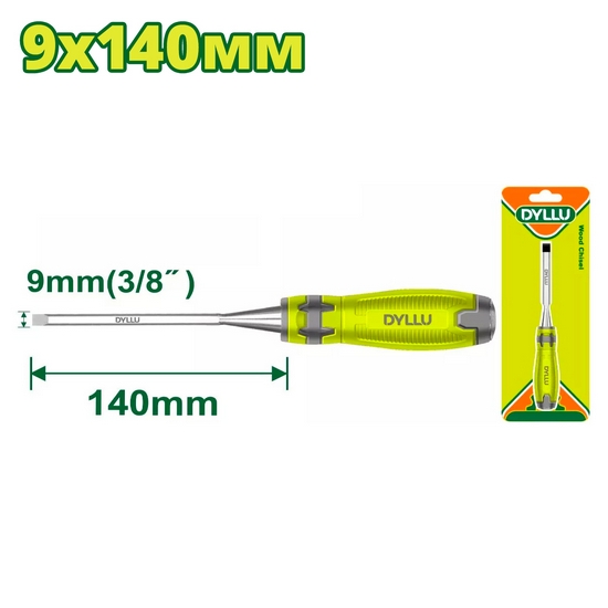 Стамеска плоская 9 x 140 мм DYLLU DTWC1209