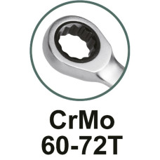 Набор ключей комбинированных с трещоткой TOTAL THT102RK061 (6 шт)