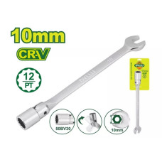 Ключ торцевой комбинированный с шарниром 10 мм DYLLU DTTH1E10