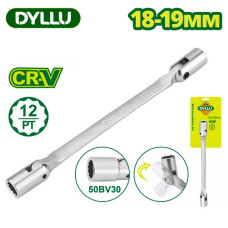Ключ торцевой с шарниром 18-19 мм DYLLU DTTH2E06