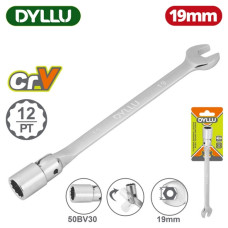 Ключ торцевой комбинированный с шарниром 12-19 мм DYLLU DTTH1E19