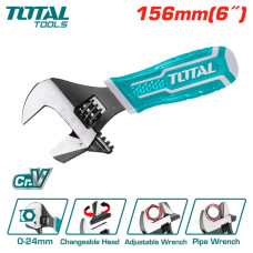 Ключ разводной 156 мм TOTAL THT1016S