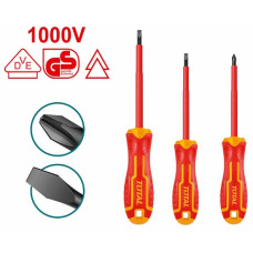 Набор отверток диэлектрических TOTAL THTIS036 (3 шт)