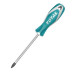 Отвертка крестовая PH0 75 мм TOTAL THT26PH0075 Отвертка крестовая PH0 75 мм TOTAL THT26PH0075