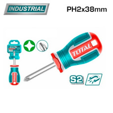 Отвертка крестовая PH2x38мм TOTAL TSDPH2038