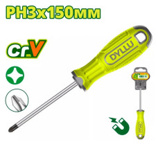 Отвертка крестовая PH3x150мм DYLLU DTSD2236