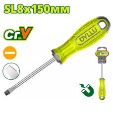 Отвертка шлицевая SL8 150мм DYLLU DTSD1286