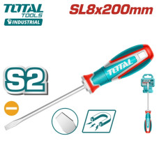 Отвертка SL8х200мм TOTAL TSDSL8200