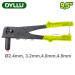 Заклепочник 2,4-4,8 мм 225мм DYLLU DTHR1609