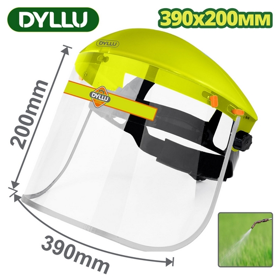 Щиток защитный лицевой 200X390 мм DYLLU DTFD1308 Щиток защитный лицевой 200X390 мм DYLLU DTFD1308