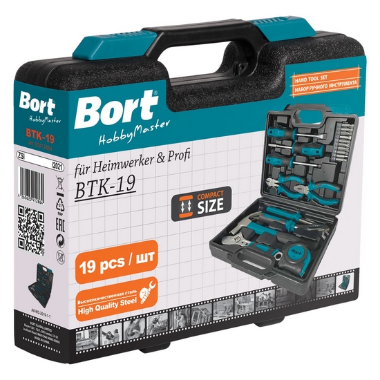 Набор ручного инструмента Bort BTK-19 Набор ручного инструмента Bort BTK-19