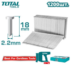 Гвозди по бетону 6,4x2,2x18 (1200 шт) TOTAL TAC12018