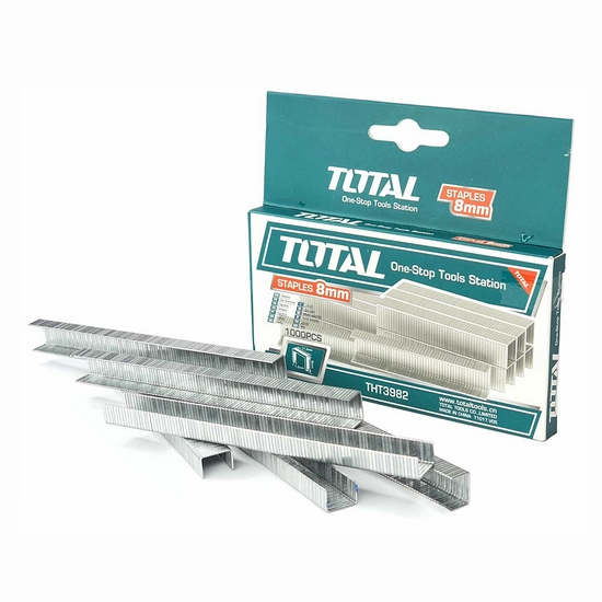 Скобы 8 мм TOTAL THT3982 (1000 шт) Скобы 8 мм TOTAL THT3982 (1000 шт)