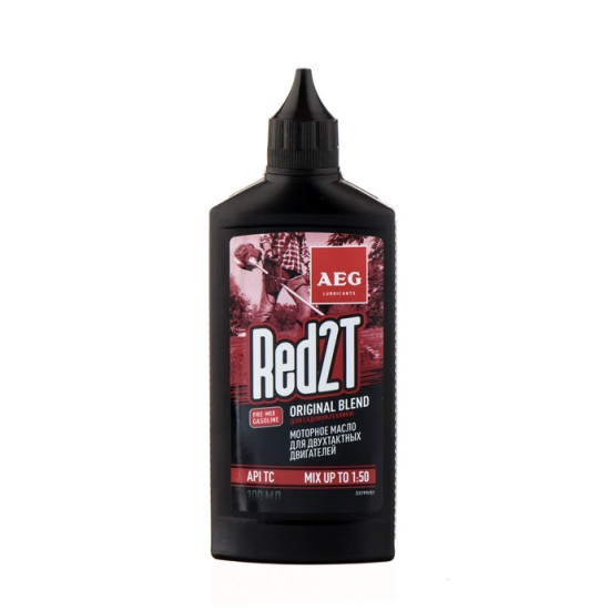 Масло для 2-х тактных двигателей AEG Universal 2T Motor Oil API TC мин. (100мл)