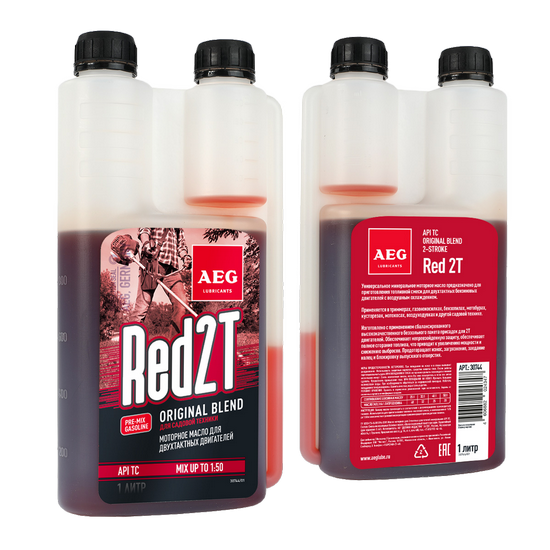 Масло для 2-х тактных двигателей AEG Universal 2T Motor Oil API TC мин. Дозатор (1л) Масло для 2-х тактных двигателей AEG Universal 2T Motor Oil API TC мин. Дозатор (1л)