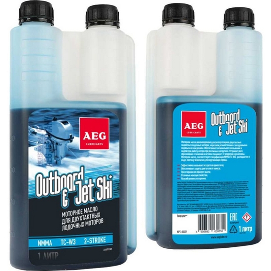 Масло 2-х тактное для лодочных двигателей AEG Outboard&JetSki 2Т Oil NMMA TC-W3 Дозатор (1л) Масло 2-х тактное для лодочных двигателей AEG Outboard&JetSki 2Т Oil NMMA TC-W3 Дозатор (1л)