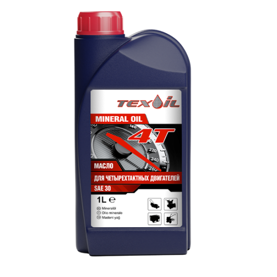 Масло для 4-х тактных двигателей Texoil SAE 30 (1л) Масло для 4-х тактных двигателей Texoil SAE 30 (1л)