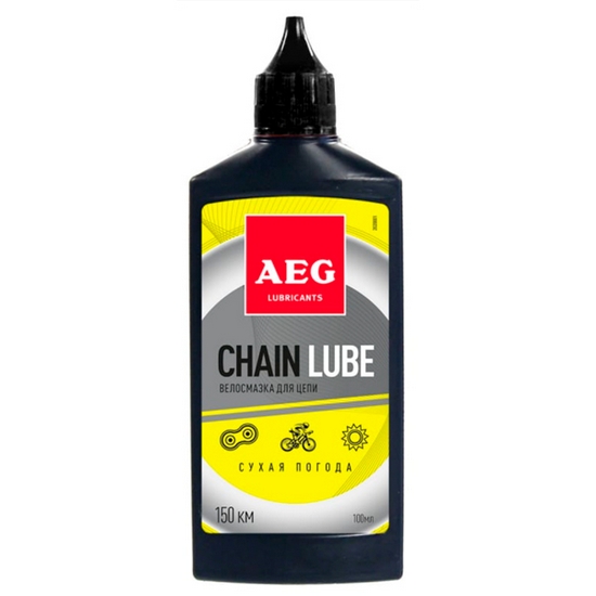 Велосмазка для цепи AEG Сухая погода (100мл) Велосмазка для цепи AEG Сухая погода (100мл)