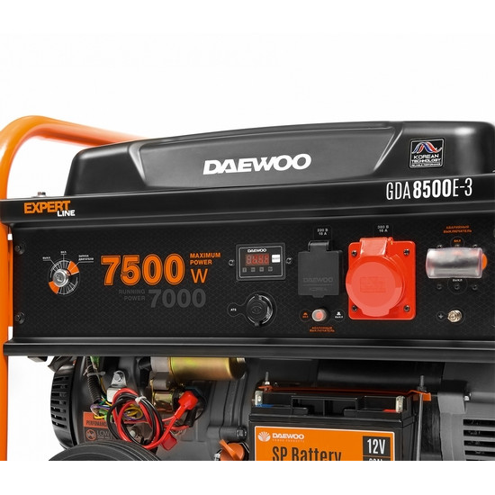 Генератор бензиновый DAEWOO GDA 8500 E-3 Генератор бензиновый DAEWOO GDA 8500 E-3
